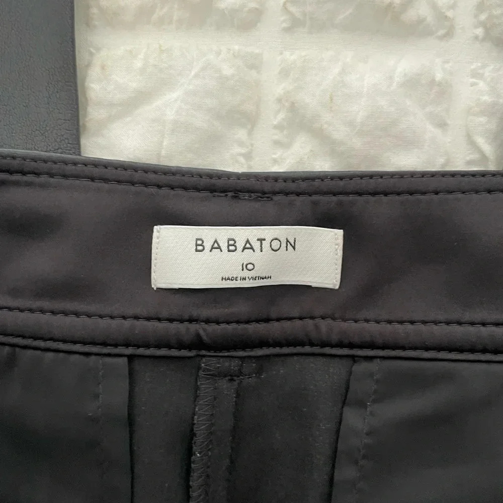 Aritzia Babaton vegan leather straight leg pants - Picture 7 of 11